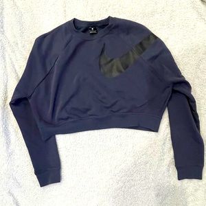 Nike cropped sweatshirt size small